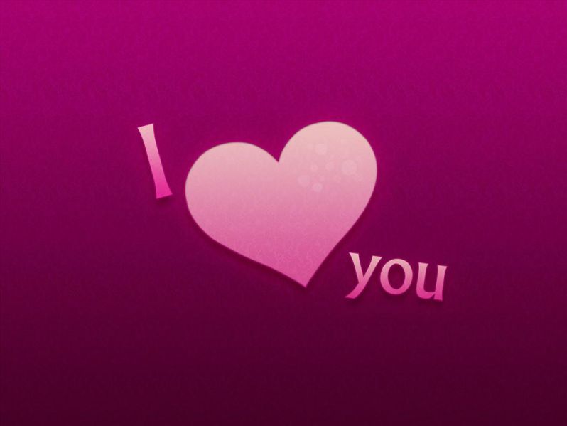 Những hình nền có chữ i love you - Hình số 6