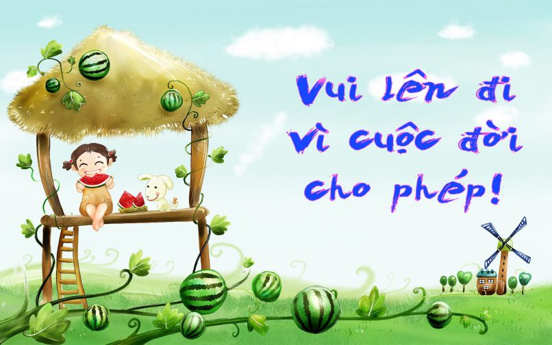 Những hình nền cute có chữ - Hình số 5