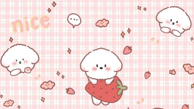 Những hình nền cute màu hồng - Hình số 2