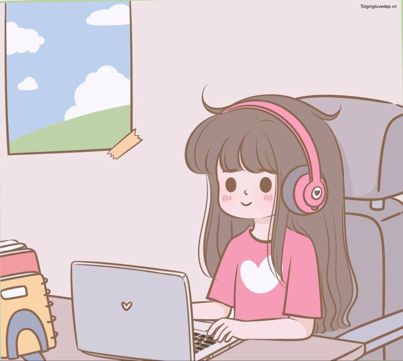 Những hình nền cute nữ - Hình số 9