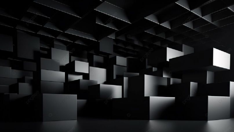 Những hình nền đen 3d - Hình số 1