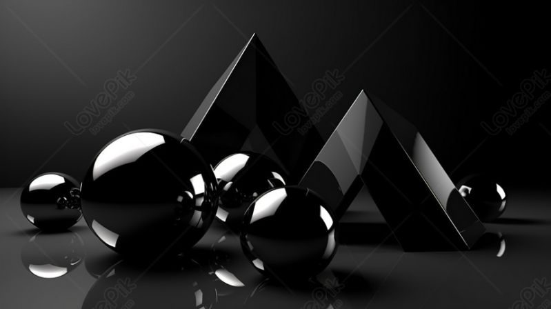 Những hình nền đen 3d - Hình số 10