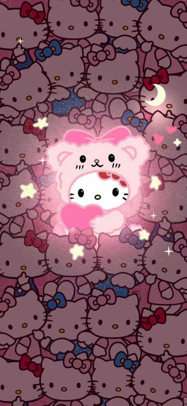 Những hình nền diện thoại iphone hello kitty - Hình số 2