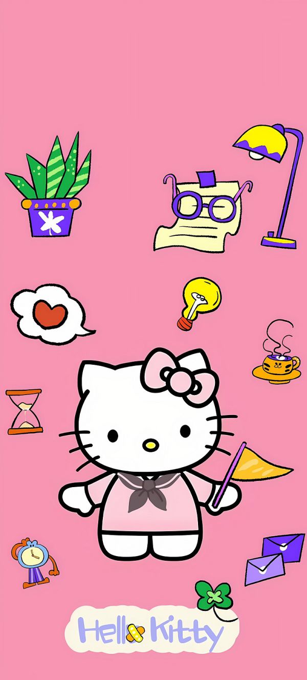Những hình nền diện thoại iphone hello kitty - Hình số 5