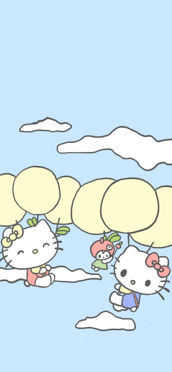 Những hình nền diện thoại iphone hello kitty - Hình số 7