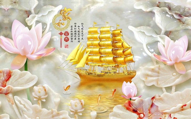 Những hình nền hoa sen mệnh kim- Hình số 1