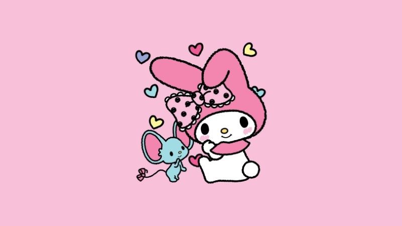 Những hình nền màu hồng hello kitty - Hình số 6