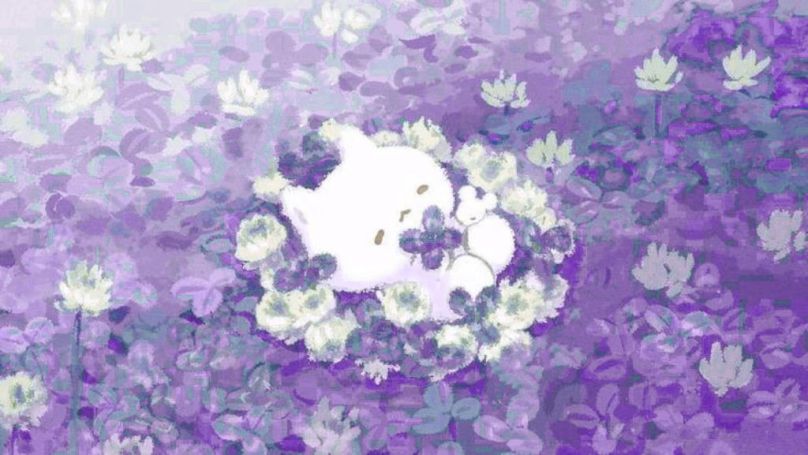 Tuyển tập hình nền màu tím pastel- Hình số 8