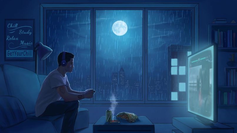 Những hình nền máy tính chill buồn - Hình số 6