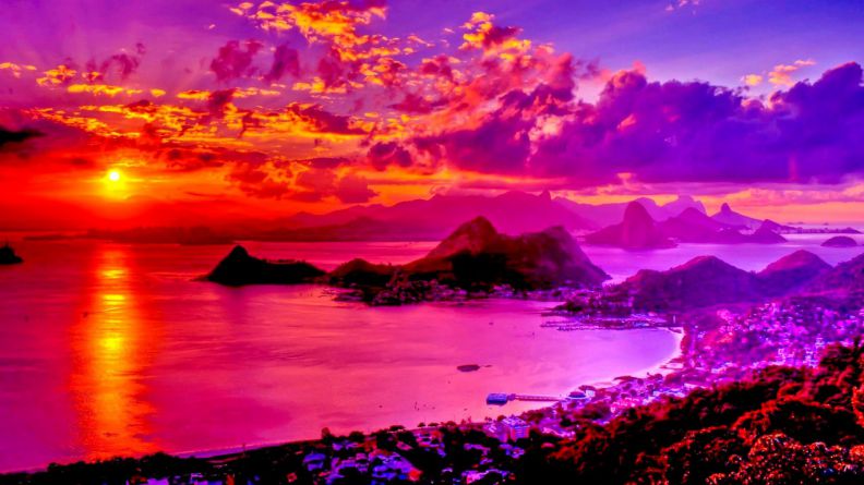 Những hình nền máy tính chill hoàng hôn - Hình số 10