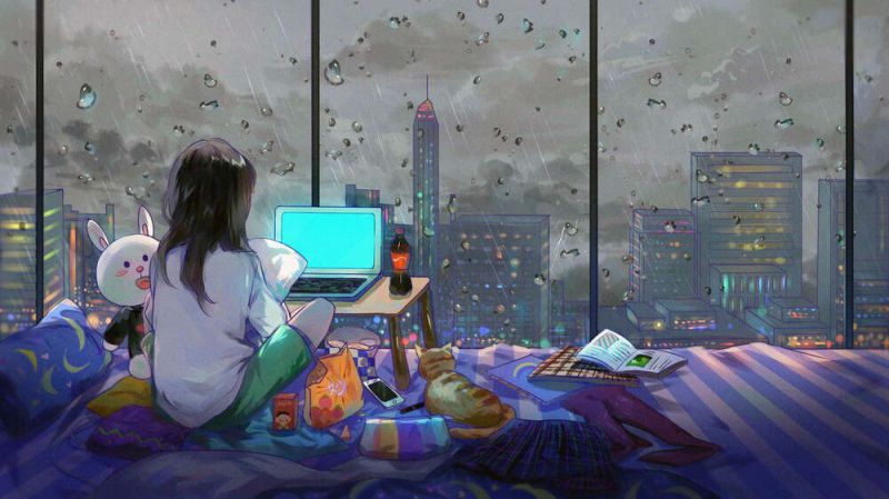 Những hình nền máy tính chill học bài - Hình số 3
