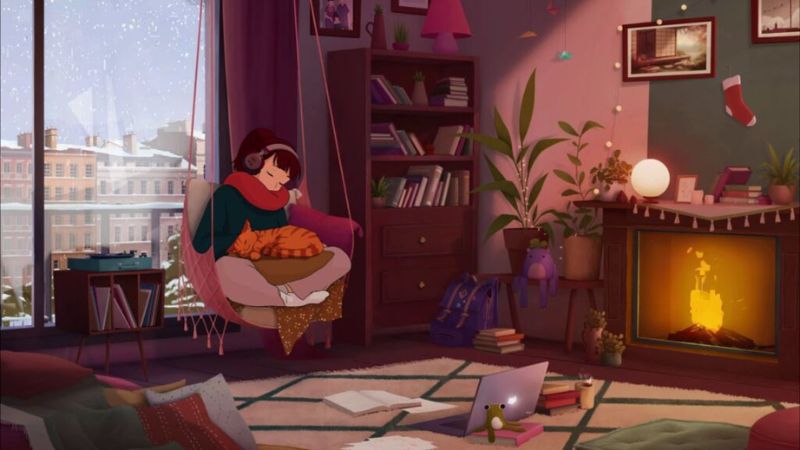 Những hình nền máy tính chill học bài - Hình số 8