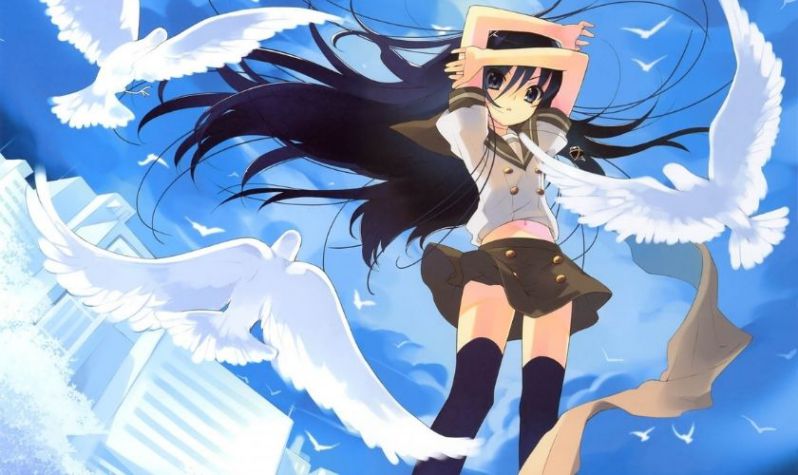 Những hình nền máy tính cute anime - Hình số 10