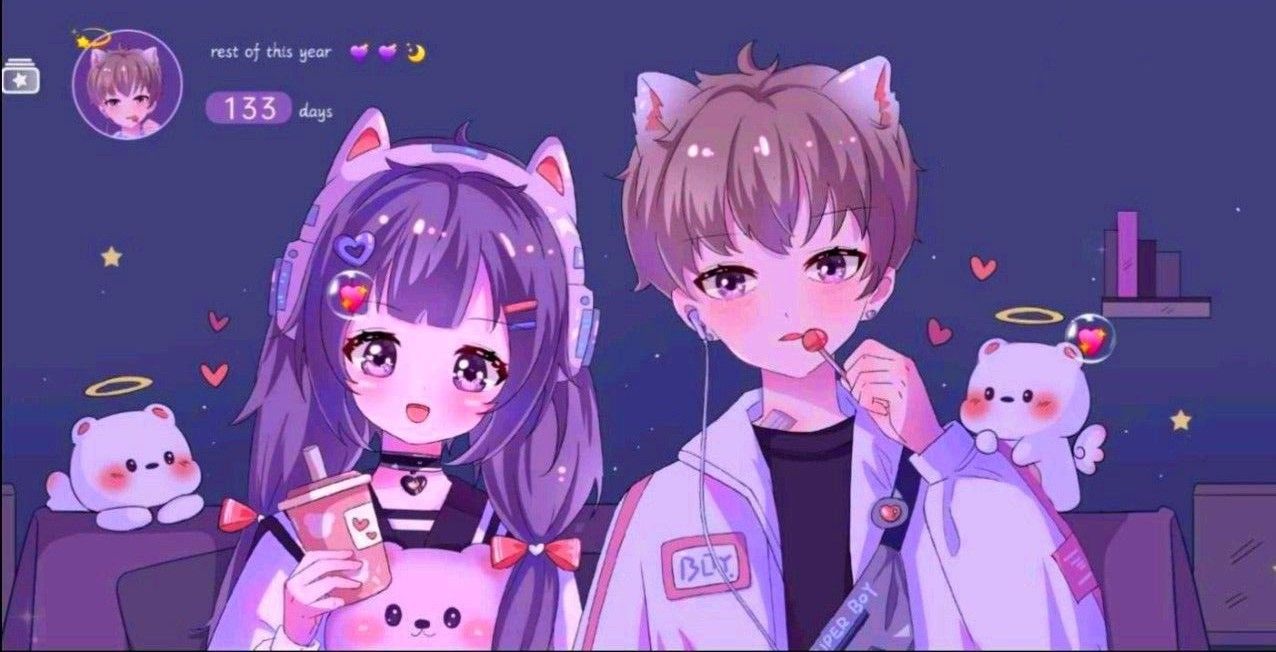 Những hình nền máy tính cute anime - Hình số 2
