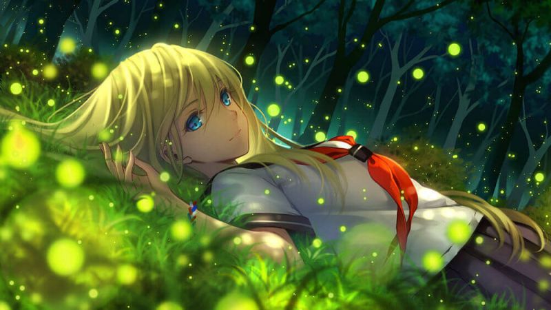 Những hình nền máy tính cute anime - Hình số 7