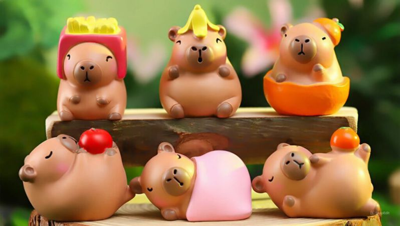 Những hình nền máy tính cute capybara - Hình số 8