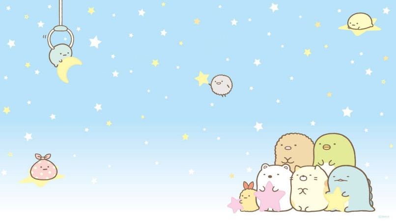 Những hình nền máy tính cute màu xanh - Hình số 7
