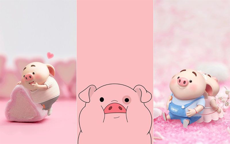 Những hình nền máy tính dễ thương màu hồng - Hình số 8