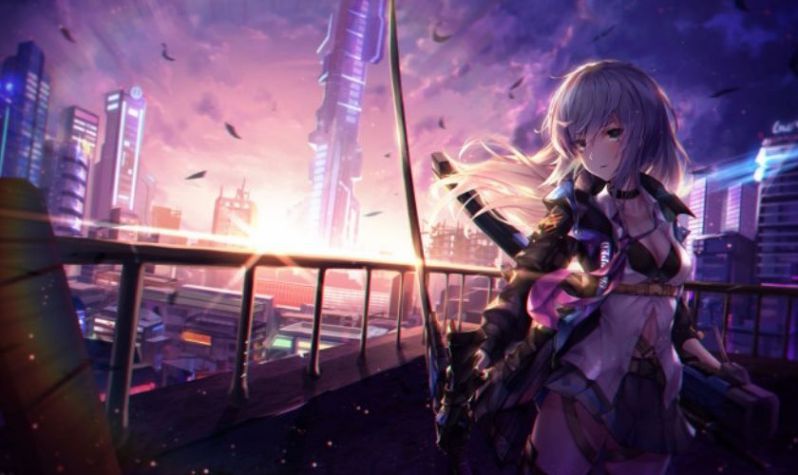 Những hình nền anime nữ ngầu - Hình số 10