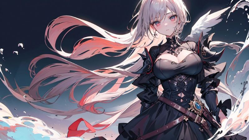 Những hình nền anime nữ ngầu lạnh lùng - Hình số 3
