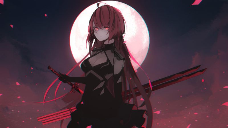 Những hình nền anime nữ ngầu cho máy tính - Hình số 10
