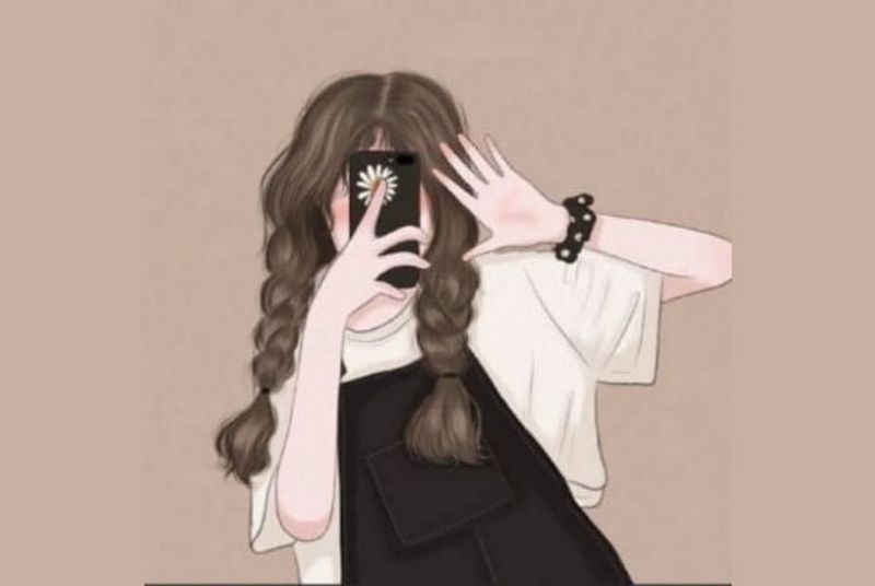 Những hình nền anime nữ ngầu che mặt - Hình số 1