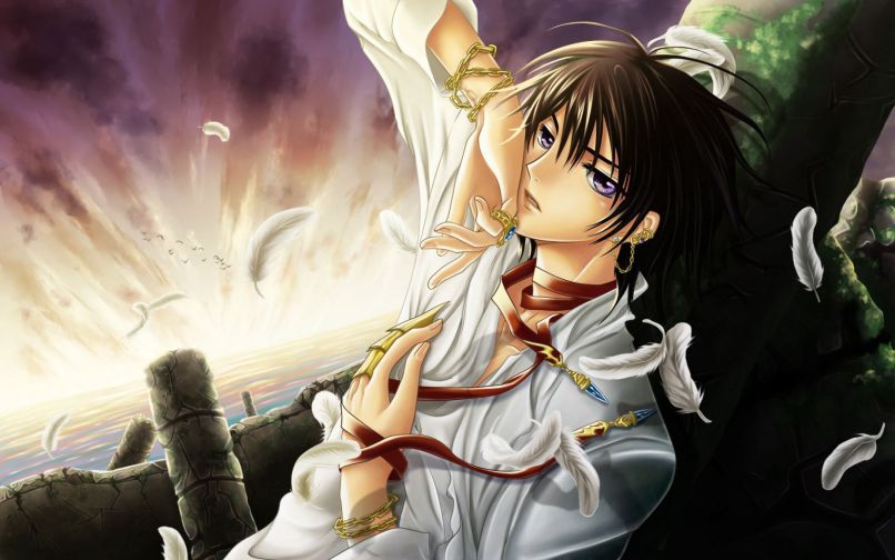 Những hình nền anime nữ ngầu che mặt - Hình số 8