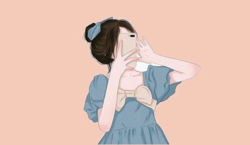 Những hình nền anime nữ che mặt - Hình số 2