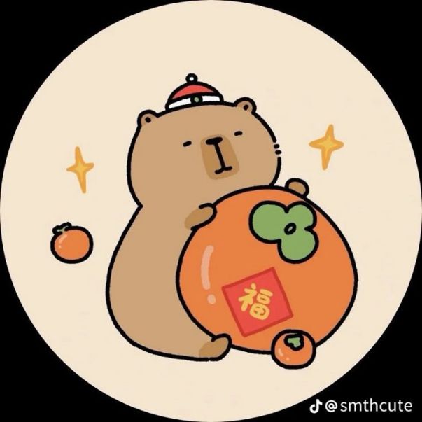 Những hình nền điện thoại capybara tết - Hình số 10