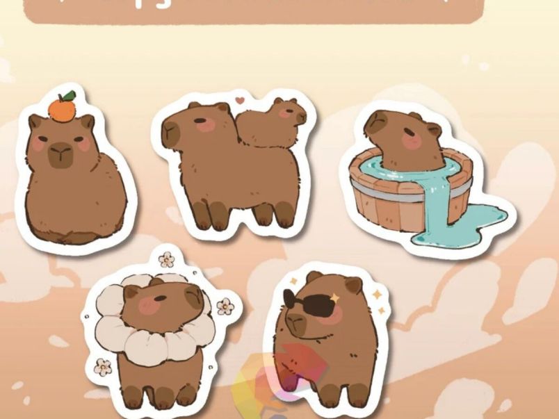 Những hình ảnh capybara vô tri cute - Hình số 10