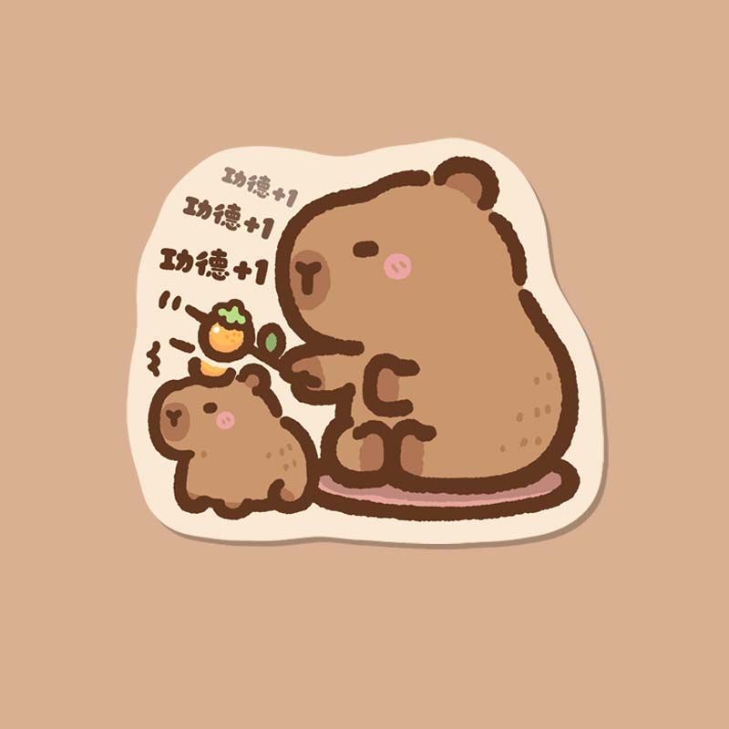 Những hình ảnh capybara vô tri cute - Hình số 1