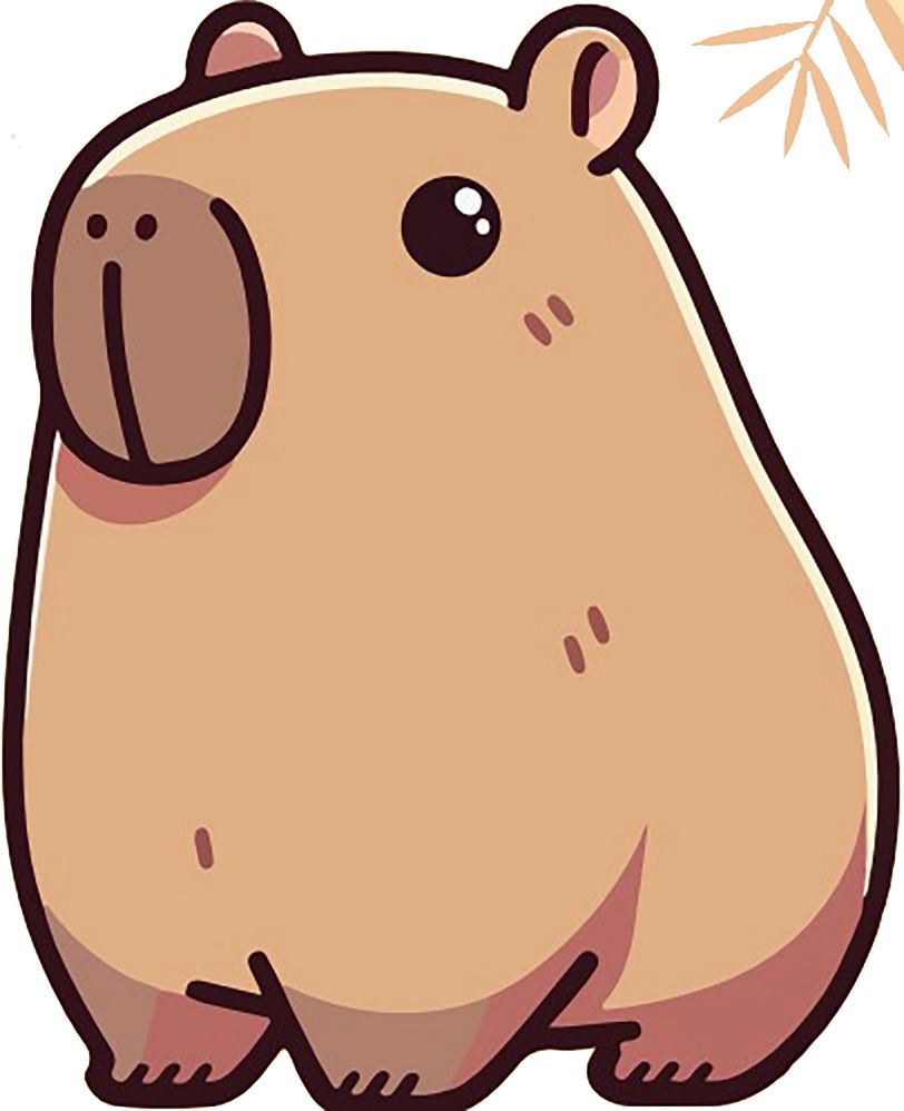 Những hình ảnh capybara vô tri cute - Hình số 8