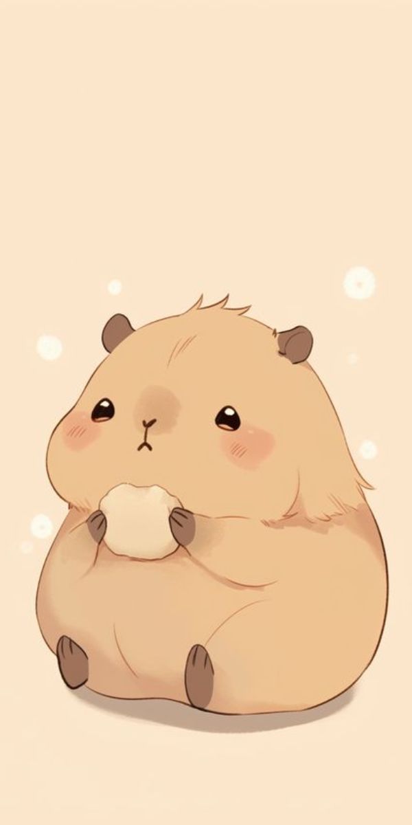Những hình ảnh capybara vô tri cho điện thoại - Hình số 5