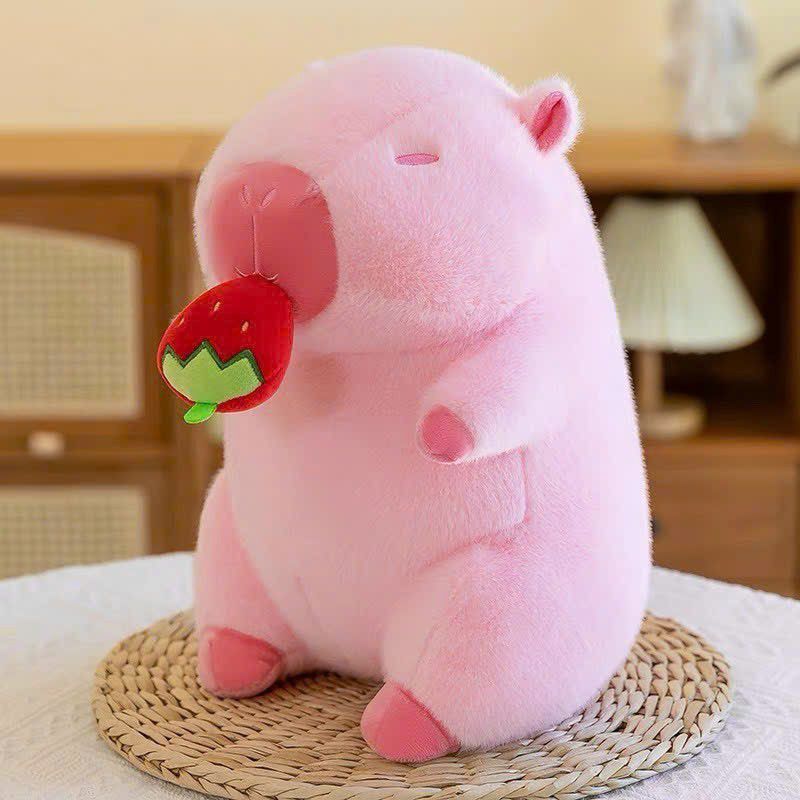 Những hình ảnh capybara vô tri màu hồng - Hình số 5