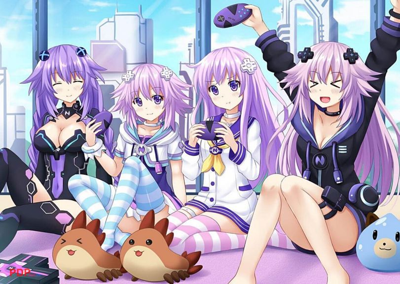 Những hình nền anime nữ màu tím - Hình số 1Những hình nền anime nữ màu tím - Hình số 8