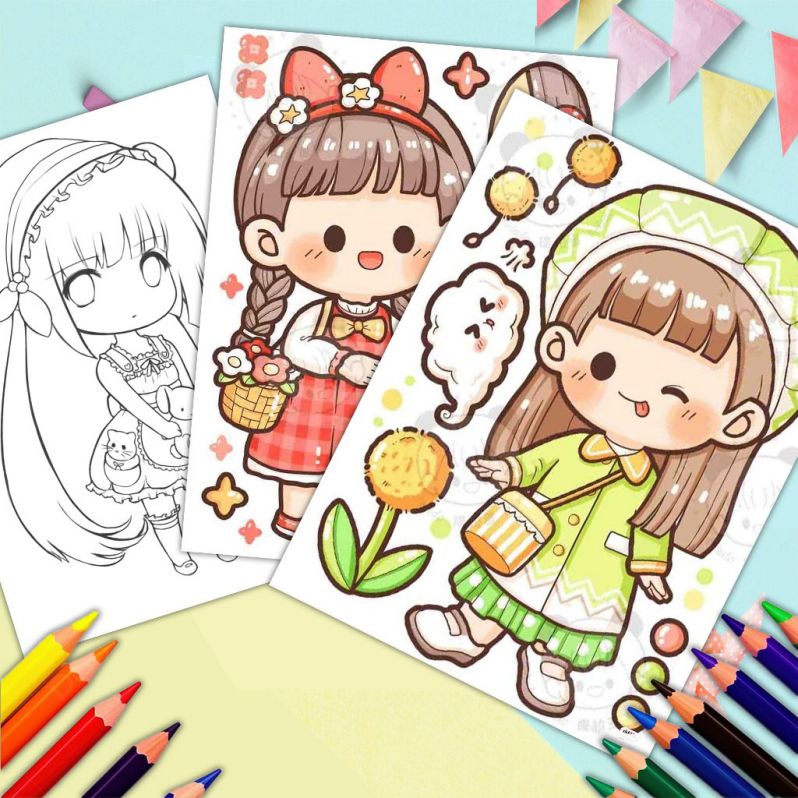 Những hình nền anime cute nữ - Hình số 2