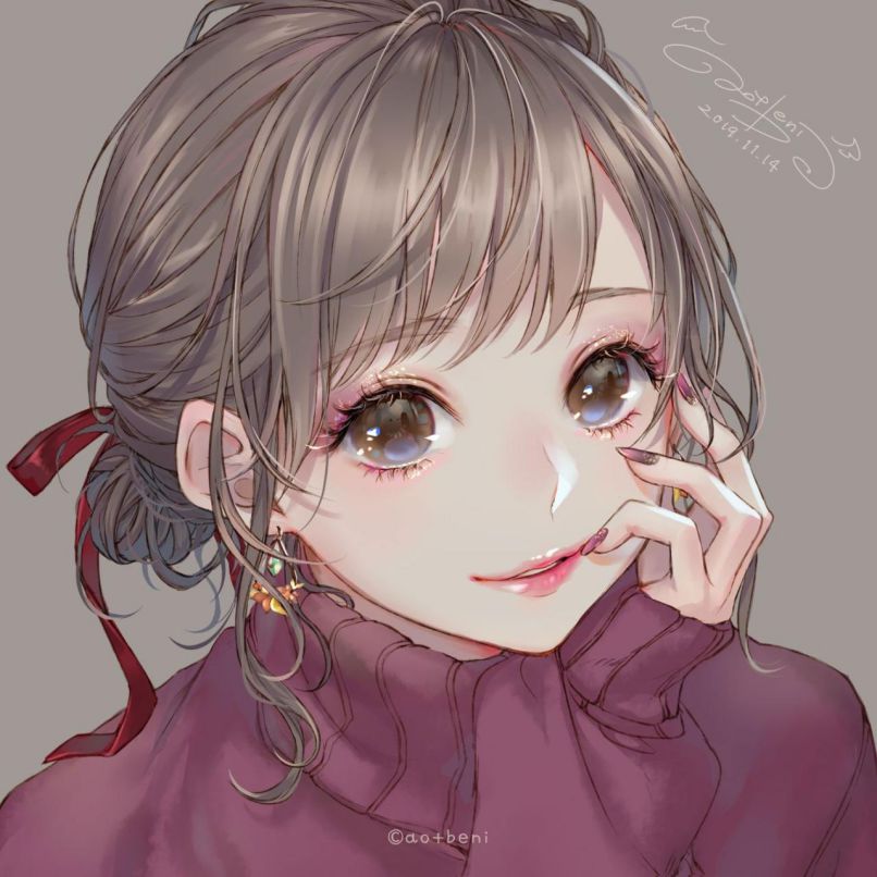 Những hình nền anime cute nữ - Hình số 4