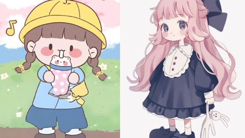 Những hình nền anime cute nữ - Hình số 5