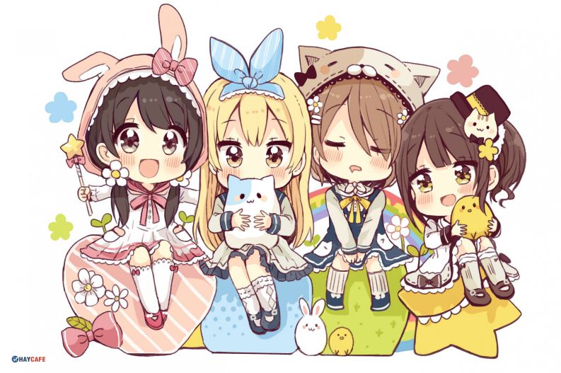 Những hình nền anime cute nữ - Hình số 7