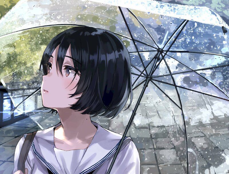 Những hình nền anime nữ ngầu tóc ngắn - Hình số 7