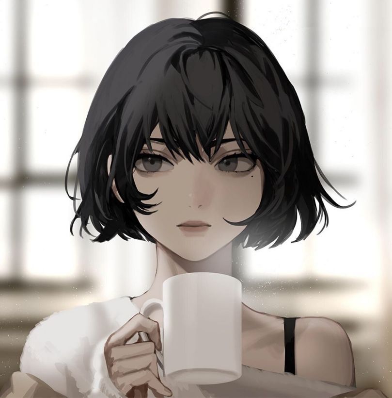 Những hình nền anime nữ ngầu tóc ngắn - Hình số 8