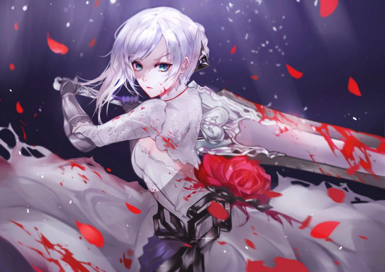 Những hình nền anime nữ ngầu tóc ngắn - Hình số 4