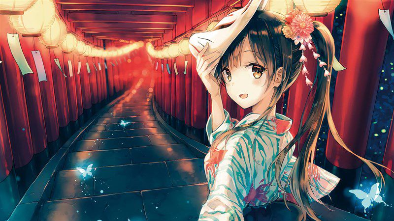 Những hình nền anime cute dễ thương - Hình số 9