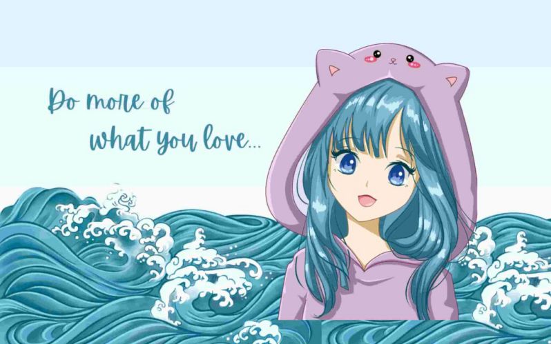 Những hình nền laptop cute anime - Hình số 10