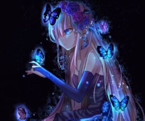 Những hình nền anime nữ ngầu cute - Hình số 2