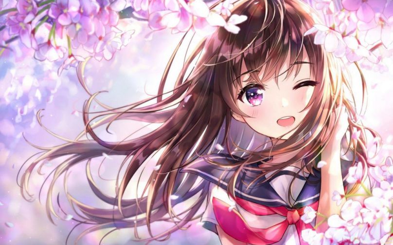 Những hình nền anime nữ dễ thương - Hình số 4