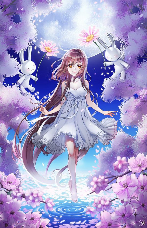 Những hình nền anime cute cho điện thoại - Hình số 4