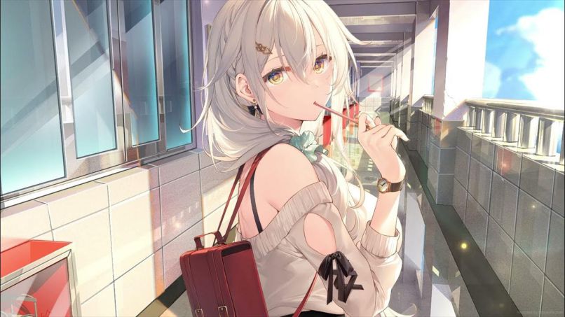 Những hình nền anime 4k nữ - Hình số 7