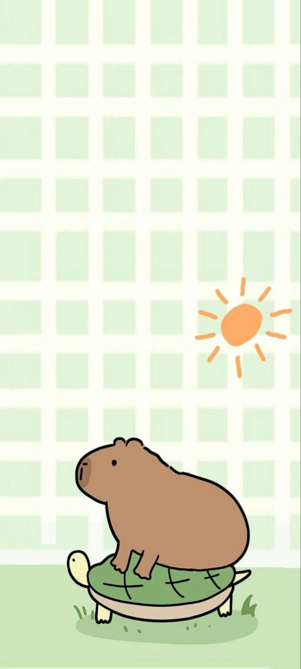 Những hình nền điện thoại capybara vô tri - Hình số 3
