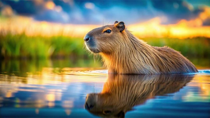 Những hình nền máy tính 4k 1920x1080 capybara - Hình số 10